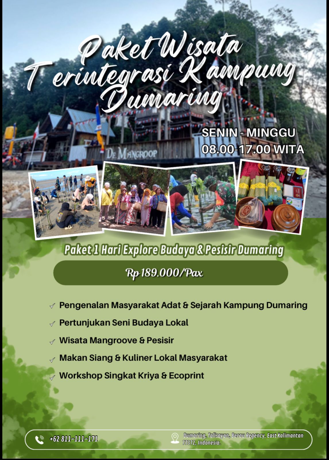 Paket Wisata Kampung Dumaring 1 Day Explore