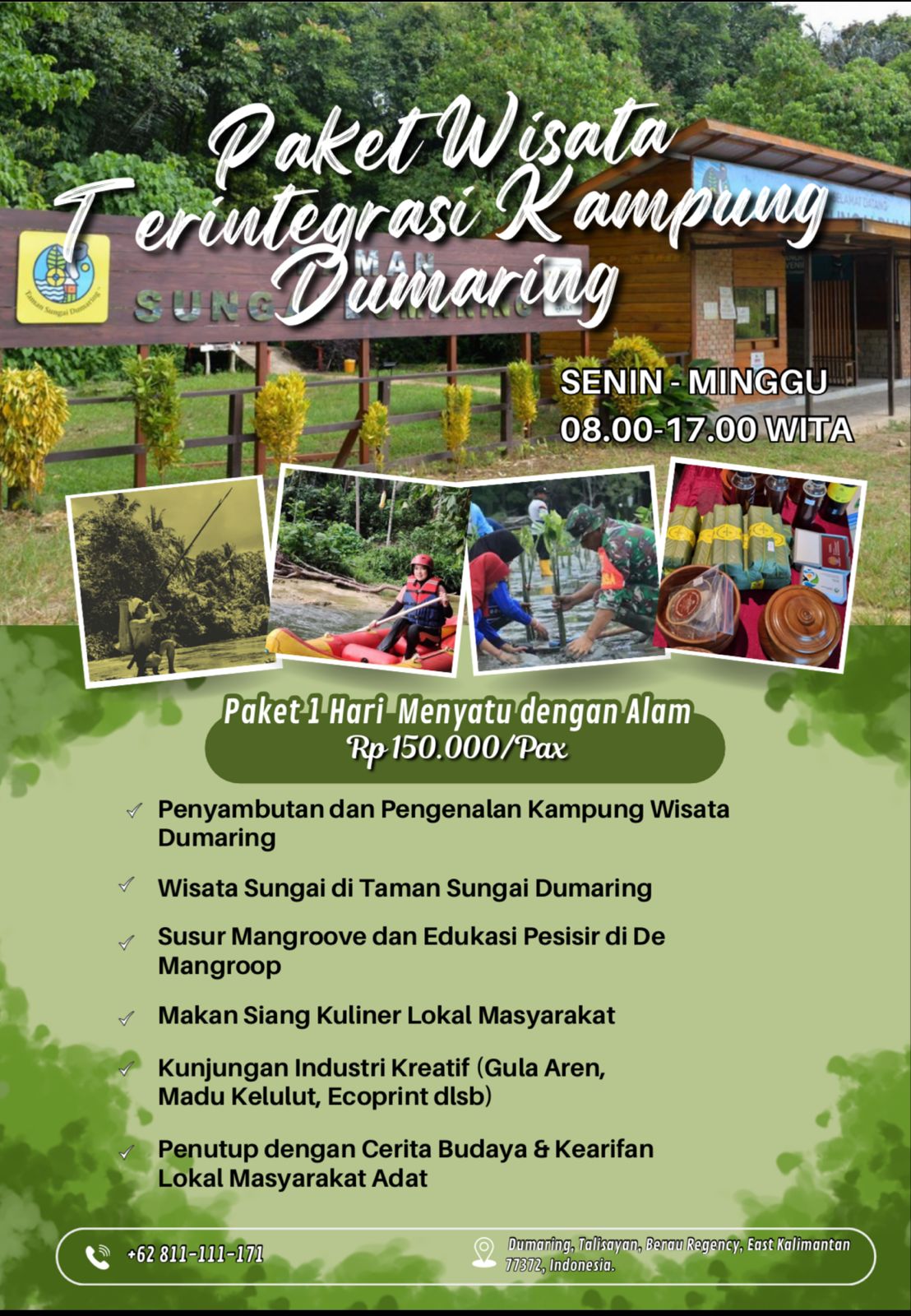 Paket Wisata Kampung Dumaring 1 Day